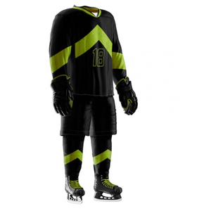 Uniforme de hockey sobre hielo al mejor precio de venta directa de fábrica, uniforme de hockey sobre hielo unisex hecho en poliéster personalizado - Product Image 4