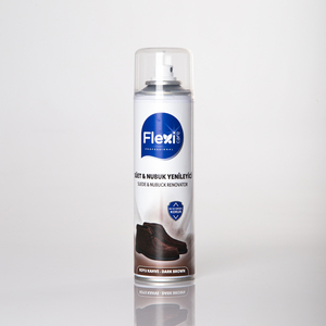 Flexicare Kit d'entretien quotidien des chaussures en daim et nubuck brun foncé avec pompe à brosse portable Échantillon gratuit - Product Image 2