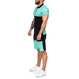 Ensemble de short pour hommes de haute qualité Ensembles de jogging 100% coton Personnalisez votre design et votre logo imprimé Ensemble de shorts grande taille Service OEM - Product Image 1