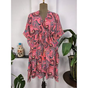 Ultimate Luxury Romantic Gift for Her New Silk Blend <b>Kaftan</b> Soft Light Flowy Gown for <b>Beach</b> Night Modest Evening Dress - Product Image 1