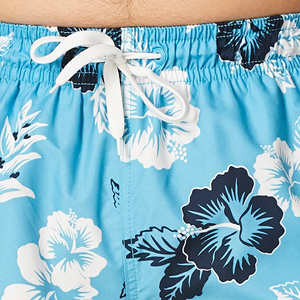 Venta al por mayor de pantalones cortos de cintura elástica transpirables de secado rápido para hombres patrón sólido precio razonable pantalones cortos de sublimación - Product Image 4