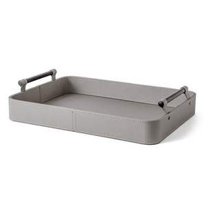 Bandeja valet de cuero Pu lista para enviar al por mayor para organizador de joyas para hombres, almacenamiento de escritorio, bandejas de almacenamiento de llaves para vajilla - Product Image 5