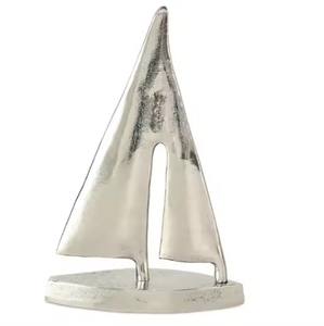 Escultura de árbol de metal de aluminio fundido moderno con acabado pulido decoración del hogar hecha a mano - Product Image 6