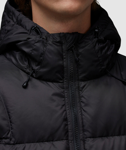 Veste d'hiver matelassée à capuche personnalisée de haute qualité pour hommes, fermeture éclair, imperméable et respirante, service OEM - Product Image 4