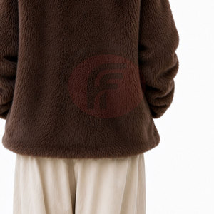 Manteau d'hiver pour femme, épais et chaud, en coton et polyester, fourrure, manches longues, boutons sur le devant, coupe décontractée, vêtement d'extérieur pour tous les jours - Product Image 3