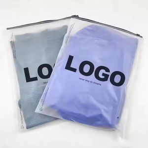 Custom OEM High Quality Garment Bags Zipper Frosted Plastic Clothing Bag for Clothing Packaging Plastics Bags - Product Image 3