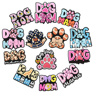 Charm scarpe personalizzate con Logo personalizzato ciondoli per cani frase per scarpe da zoccolo - Product Image 1