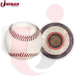 Pelotas de béisbol profesionales con logotipo impreso personalizado, cuero PU PVC de grano completo, costura plana, lana elevada, corcho, entrenamiento de Softball, peso - Product Image 2
