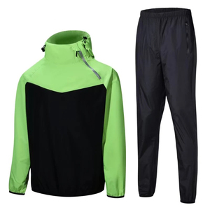 Chándal de Cuerpo Completo para Hombre, Ropa Deportiva para Sudar, Entrenamiento de Boxeo, Correr, Fitness, Pérdida de Peso, Sauna, Unisex, Conjunto de Ropa de Gimnasio - Product Image 1
