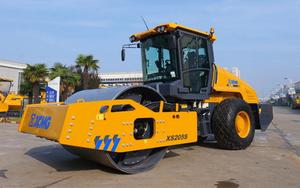 Rouleau vibratoire lisse à tambour unique XS205S, 4 tonnes à 20 tonnes, fabrication ABG avec moteur Changchai, pompe hydraulique Huade, composants d'engrenage - Product Image 2