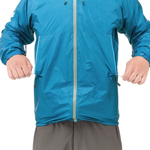 Chaqueta de Senderismo Impermeable y Cortavientos con Cuello Alto y Capucha para Hombre, Personalizada para Exteriores, con Revestimiento de Lona, 2023 - Product Image 3