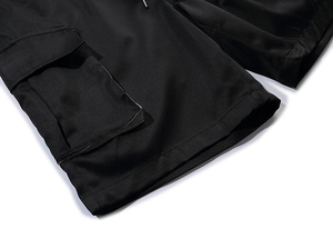 Cargo Styles Shorts Grandes Poches Hommes Streetwear Noir Baggy Shorts Mode - Product Image 6