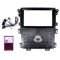 Reproductor de DVD con Pantalla de Radio de 9 Pulgadas para Ford Edge 2009-2014, Marco para Tablero con Botones de Múltiples Funciones para Evitar Toques Accidentales