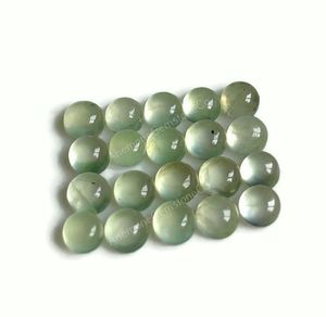 Cabujones redondos de Prehnita Natural 100% de calidad superior, joyería genuina suelta, gemas y piedras a precios al por mayor, OEM a granel - Product Image 3