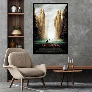 Lord of the Rings Wall <b>Poster</b> 61 X 91.5 cm Black Frame Paper Material - Product Image 1