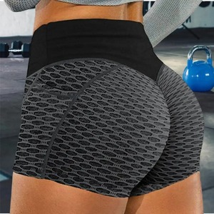 กางเกงขาสั้นสำหรับเล่นโยคะของผู้หญิงกางเกงขาสั้นสีพื้นกางเกงรัดกระชับสะโพกกางเกงออกกำลังกาย XS-5XL ขนาดใหญ่ยืดหยุ่น - Product Image 3