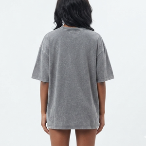 Custom Logo Vintage Acid Washed T <b>Shirt</b> DTG DTF Men Heavyweight Cotton Blank Oversized Tshirt 100% Cotton T <b>shirt</b> For <b>Women</b> - Product Image 2