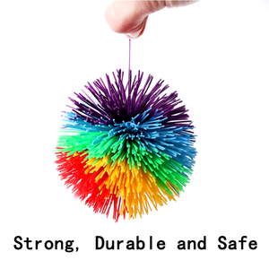 Muestra de juguetes blandos para aliviar el estrés, pelota <span class=keywords><strong>Koosh</strong></span> de silicona, pelota para apretar, juguete blando para niños, juguete sensorial elástico - Product Image 4