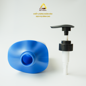 Bouteilles de pompe de gel douche en plastique bleu marine 1L scellées par coutume d'usine du Vietnam pour le shampooing et le nettoyant facial - Product Image 5