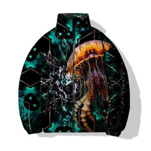 Vestes d'hiver tendance et stylées avec fermeture éclair, personnalisation, veste matelassée imprimée en 3D, fabricant, vente en gros, vestes pour hommes - Product Image 5