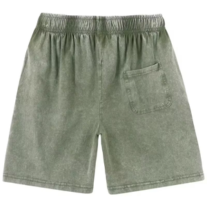 Pantalones Cortos Deportivos Transpirables para Hombre, Lavado Ácido, con Cordón, Holgados, Casuales, Cómodos, para Primavera, Verano, Actividades al Aire Libre - Product Image 3