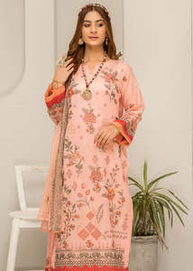 Traje original de akistani Awn 3, trajes hikankari y atch, reación de volumen - Product Image 4