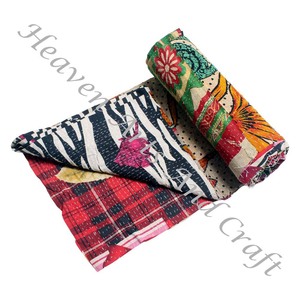 <b>Kantha</b> <b>Quilt</b> Gudari <b>Kantha</b> <b>Quilt</b> Gudari Hot Selling Wholesale Gold Supplier GD2259 Handmade <b>Kantha</b> <b>Quilt</b> Cotton Printed Indian - Product Image 4