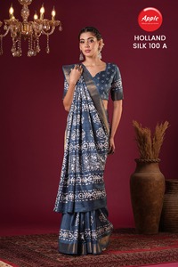 ผ้าบาติกทำด้วยมือพิมพ์ลายใยไหมโคตาส่าหรีผ้าไหมแท้แบบอินเดียดั้งเดิมนุ่มและน้ำหนักเบาสำหรับเทศกาลส่าหรีย้อมผ้านุ่ม - Product Image 2