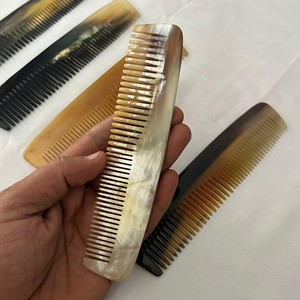 หวีผมทรงเขาควายแบบโบราณทำด้วยมือเป็นมิตรต่อสิ่งแวดล้อม - Product Image 1