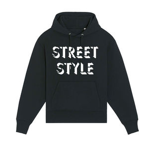 Sudadera con capucha de manga larga de lana de algodón 100% para hombre OEM diseño clásico impreso DTF con logotipo bordado para primavera - Product Image 3