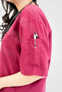 Nuevo y Popular Uniforme Médico, Traje Quirúrgico de Mezclilla, Mono de Verano Unisex para Hospital, Precio al por Mayor - Product Image 5