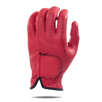 Guantes de Golf Personalizables y Transpirables de Cuero Cabretta con Dedos Completos, Unisex, para Deportes al Aire Libre, con Etiqueta Privada