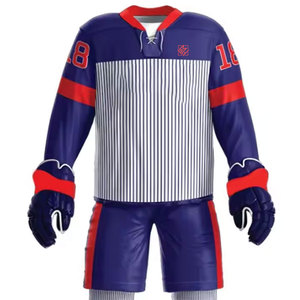 Venta caliente de encargo del hockey sobre hielo Jersey uniforme de buena calidad conjunto de uniforme de hockey sobre hielo para la venta en línea - Product Image 6