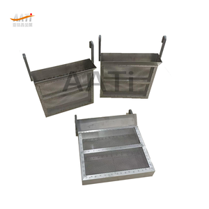 سلة أنود التيتانيوم المخصصة ، مقاومة للأحماض ، الزركونيوم والتيتانيوم ، القطع الكهربائي ، معالجة ثني اللحام - Product Image 3