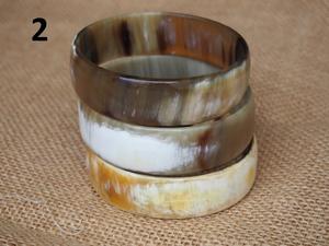 Bracelets en corne de buffle naturelle, fabrication artisanale de bijoux en corne de buffle - Product Image 3