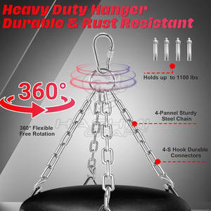 Sac de frappe robuste pour la boxe, les arts martiaux et l'entraînement physique, conçu pour la puissance, l'endurance et la pratique quotidienne - Product Image 5