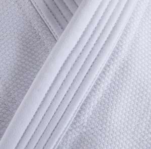 Kimono Profesional Personalizado de Jiu Jitsu Brasileño para Hombre, Material Liso Pearl Wave, Logotipo Personalizado, Ropa de Artes Marciales para Entrenamiento de BJJ - Product Image 3