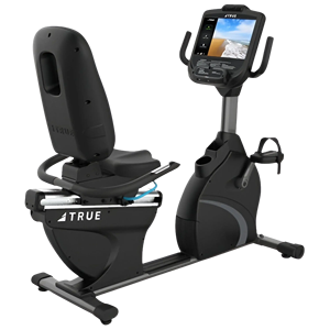 Portable Remanufactured True Fitness Steel <b>Recumbent</b> <b>Bike</b> with Envision 16 Console 400 lb Capacity for Home Use - Product Image 4