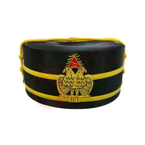 Estuche de Alta Calidad para Sombrero Ceremonial del Rito Escocés, Negro, Protector, para Almacenamiento y Transporte - Product Image 1