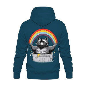 เสื้อฮู้ดสวมหัวพิมพ์ลาย3D สำหรับผู้ชายโลโก้ตามสั่งทำจาก3D แฟชั่นใหม่ - Product Image 2