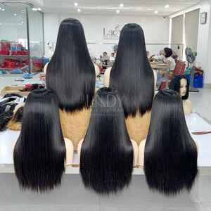 Pelucas de cierre HD Lace Calidad superior de 100% Cabello humano vietnamita Hueso Recto Textural Color natural - Product Image 1