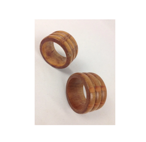 Meilleure vente anneau de serviette et bois d'acacia décor de mariage anneau de serviette design créatif porte-mouchoirs en bois pièce de design - Product Image 5