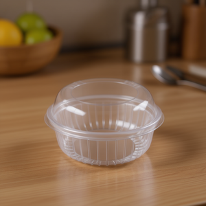 Conteneur de stockage alimentaire empilable hermétique en PS transparent de 24 oz avec couvercle moulé par injection - Product Image 3