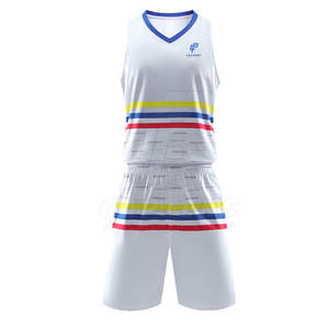 Material de poliéster 100%, nuevo diseño de alta calidad, ropa deportiva personalizada para exteriores, uniforme de baloncesto - Product Image 1