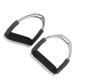 Recién llegado, estribos para montar a caballo de acero inoxidable, agarre de seguridad ajustable, engranaje de tachuela duradero ligero de fábrica - Product Image 5