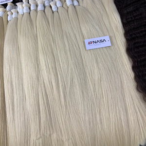 Extensions de cheveux vietnamiennes en gros en vrac 100g couleur claire 65cm longueur paquets de cheveux humains vietnamiens par les fournisseurs du Vietnam - Product Image 1