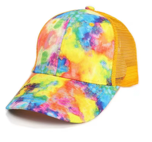 หมวก Tie Dye กลางแจ้ง Trucker หมวกเบสบอลออกแบบลวดลายสำหรับใช้งานกลางแจ้ง - Product Image 3