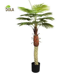 DOLA-Planta Artificial para interior y exterior, plantas falsas decorativas para el hogar, palmera, bonsái, palmera