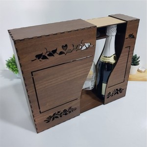 Nouvel Arrivage Meilleure Vente Boîte de Rangement de Bouteille de Vin en Bois Personnalisée Faite à la Main de Haute Qualité Boîte de Rangement de Vin Moderne - Product Image 6