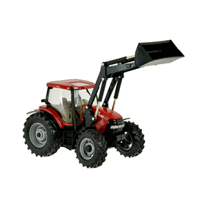 Tractor Maxxum 125 embalado para una entrega global segura con componentes de alta resistencia - Product Image 1